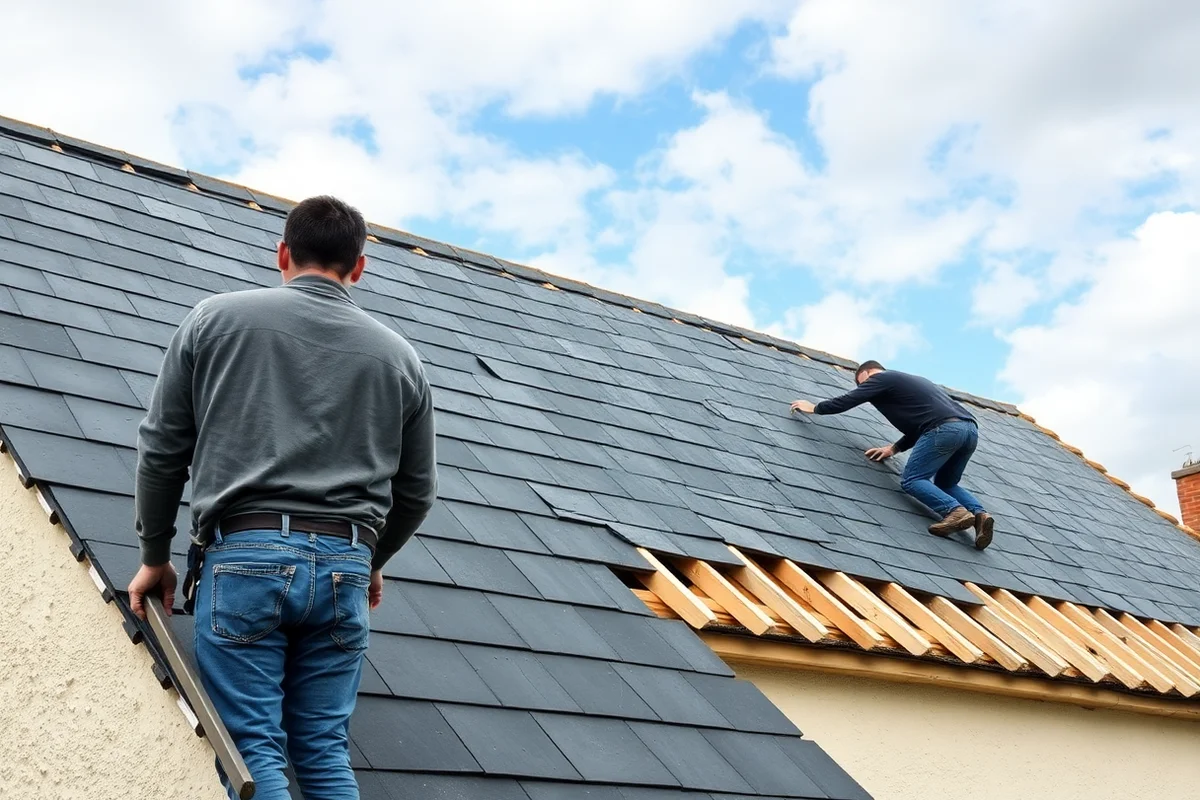 Rénovation complète de toiture à Nort-sur-Erdre